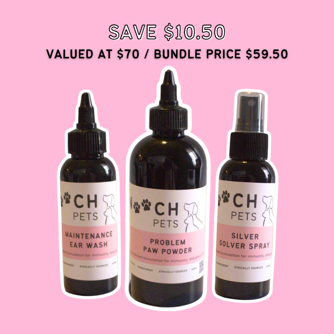 TOPICAL ALLERGY BUNDLE | Skin, Paw + Ear Care for Dogs