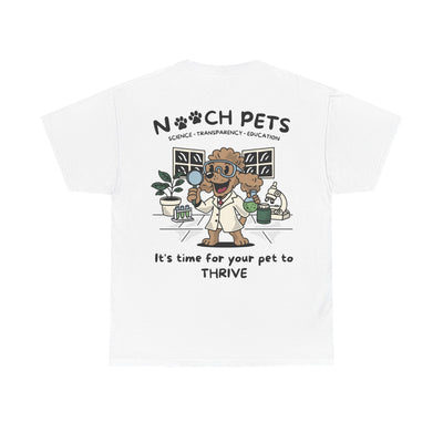 Nooch Pets Scientist Dog Tee - “Science • Transparency • Education”