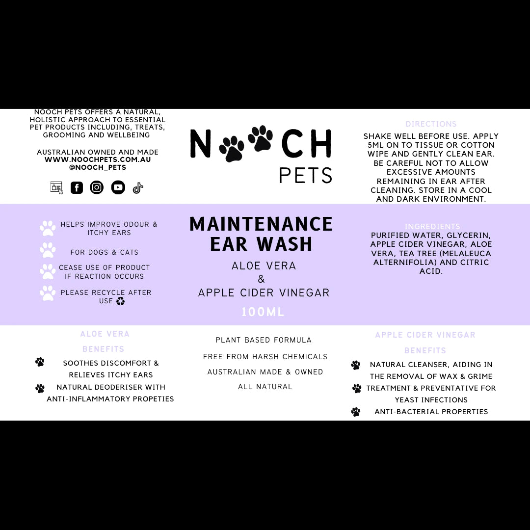 MAINTENANCE EAR WASH