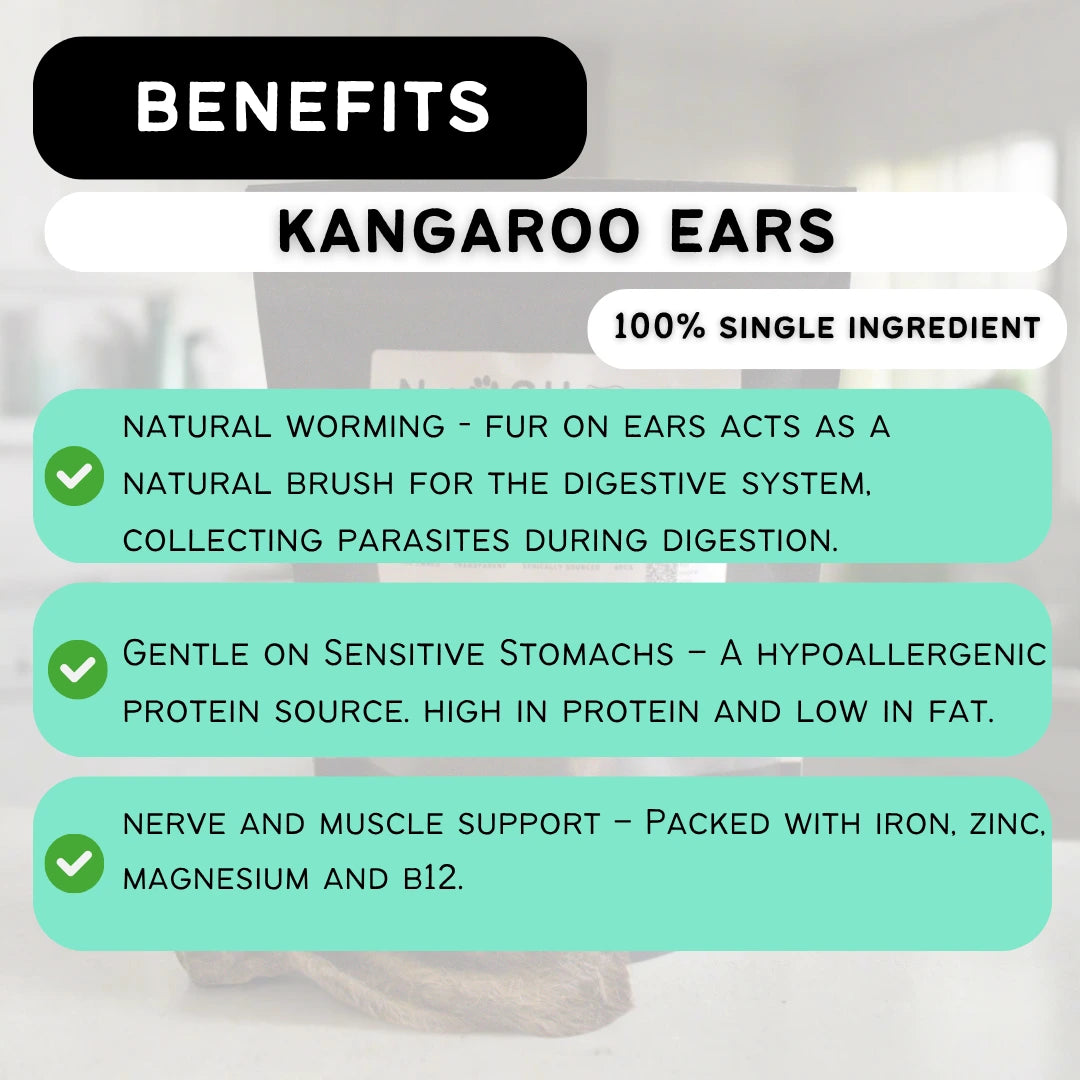 KANGA FLAPPERS - FURRY KANGAROO EARS