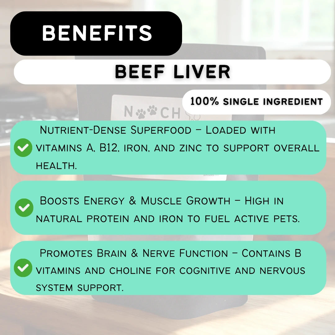 MOO CHEW JERKY - BEEF LIVER