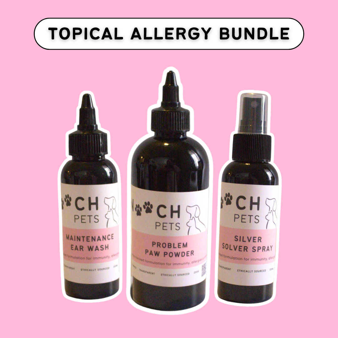 TOPICAL ALLERGY BUNDLE | Skin, Paw + Ear Care for Dogs