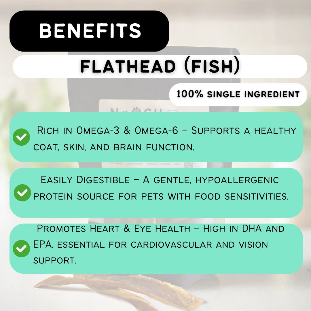 OCEAN FISH JERKY - FLATHEAD FILLETS