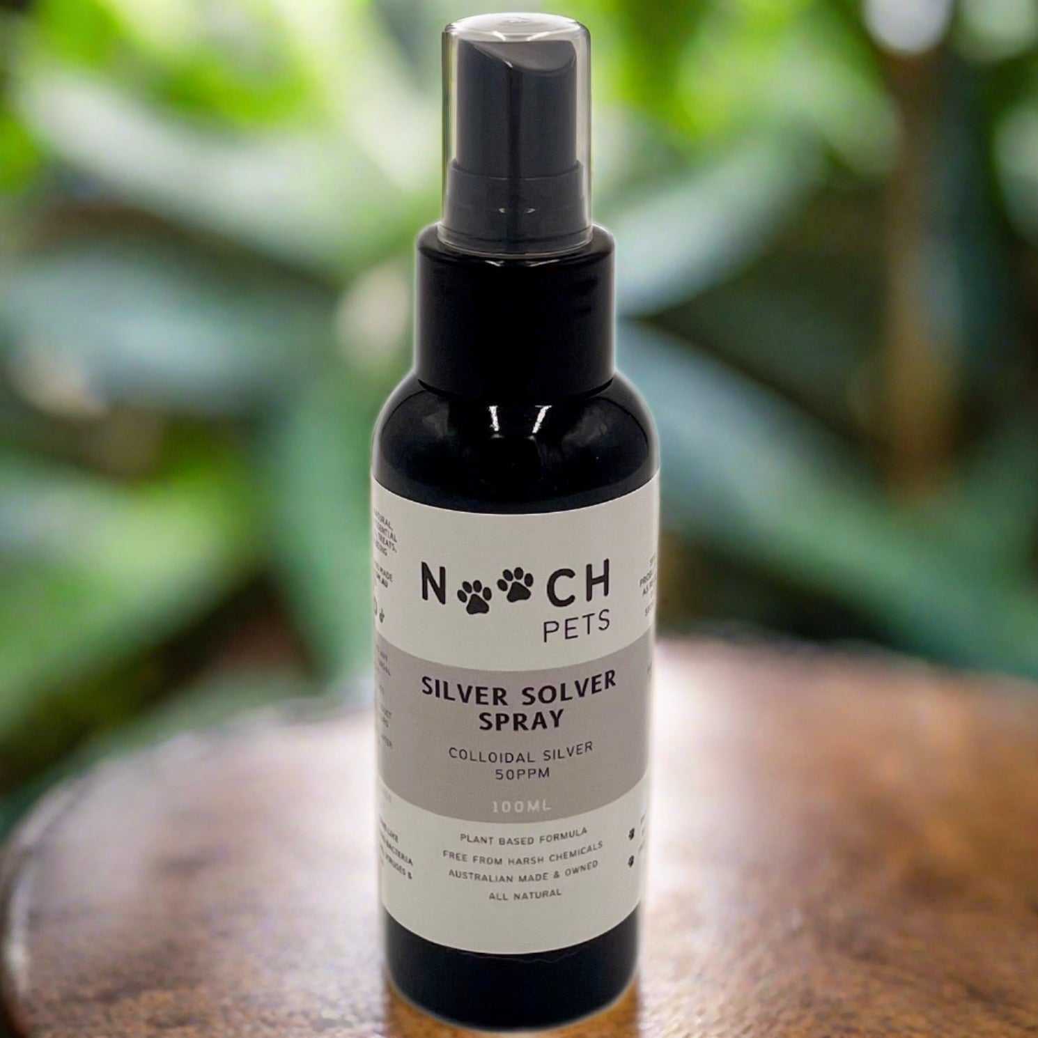 Silver Spray SILVER SOLVER SPRAY | COLLOIDIAL SILVER 50PPM | 100mL – Nooch Pets