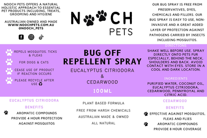 BUG OFF INSSECT REPELLENT LABEL